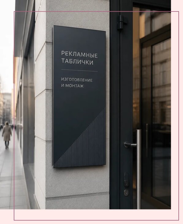 Рекламные таблички в Кыштыме по цене от 4674 р. | Аванза-Кшт
