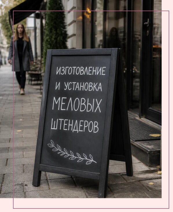 Меловые штендеры в Кыштыме по цене от 6751 р. | Аванза-Кшт